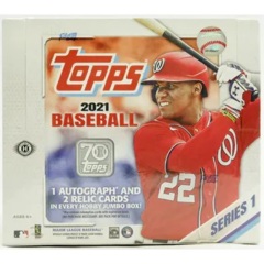 2021 Topps Series 1 MLB Baseball JUMBO Box